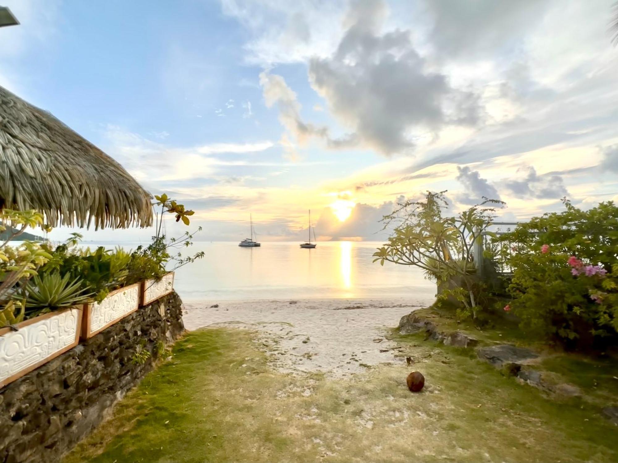 Meri Lodge Huahine « Room Of Marta » فار المظهر الخارجي الصورة